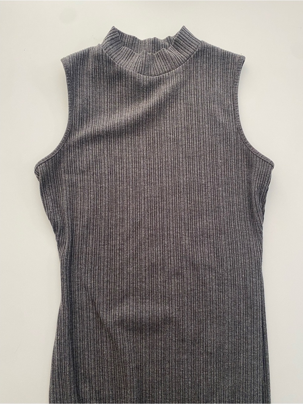 Turtleneck sleeveless dress